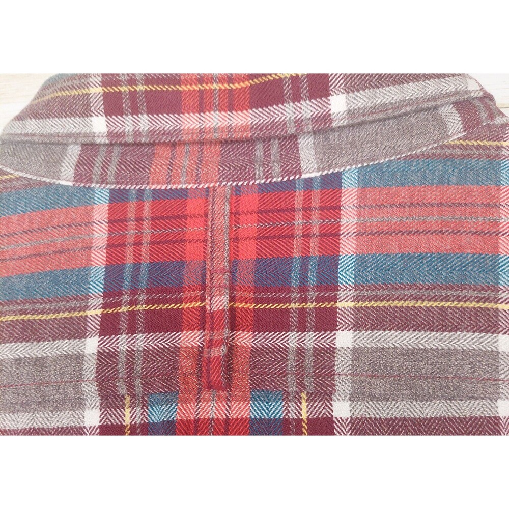 Banana Republic Men's Shirt Luxe Flannel Camden Fit Size Large Long Sleeve - Picture 6 of 7